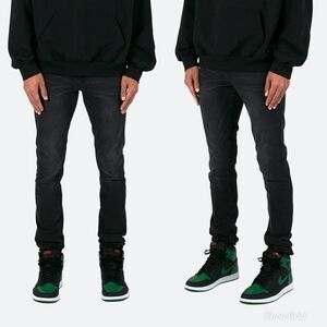 MNML Black Gray Skinny Jeans EVERY DAY DENIM